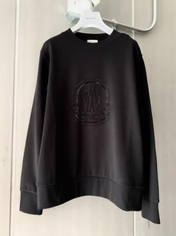 <img class='new_mark_img1' src='https://img.shop-pro.jp/img/new/icons13.gif' style='border:none;display:inline;margin:0px;padding:0px;width:auto;' />【MONCLER】WOMEN MAGLIA GIROCOLLO スウェット(BLACK)