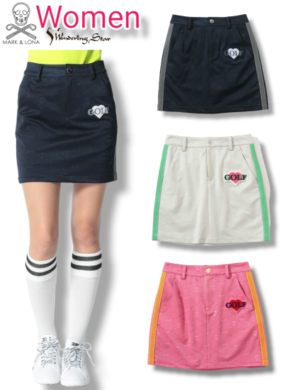 【MARK&LONA】Ruler Aim Jersey Skirt(WOMEN)【全3色】