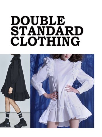 <img class='new_mark_img1' src='https://img.shop-pro.jp/img/new/icons16.gif' style='border:none;display:inline;margin:0px;padding:0px;width:auto;' />【DOUBLE STANDARD CLOTHING】WOMEN ボリュームフレアブラウス（全2色）