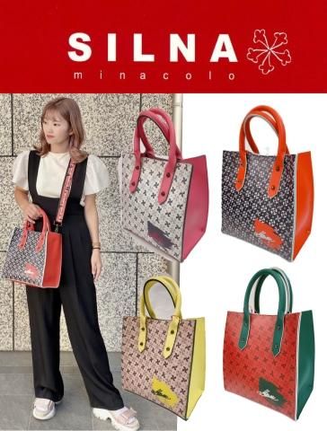 SILNA minacoloۥȡȥХåSQUARE TOTE4