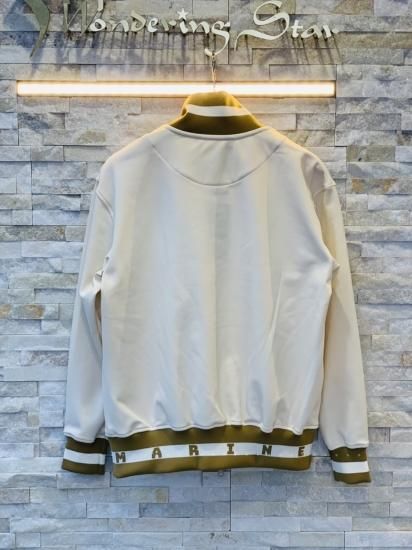 muta】ヒートパフォーマ ジップアップブルゾン【ホワイト】