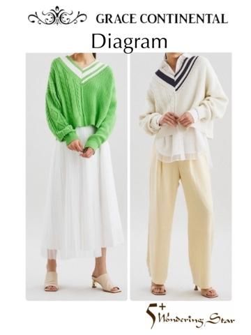 <img class='new_mark_img1' src='https://img.shop-pro.jp/img/new/icons16.gif' style='border:none;display:inline;margin:0px;padding:0px;width:auto;' />【GRACE CONTINENTAL】アシンメトリーニットトップ(WOMEN)【全2色】
