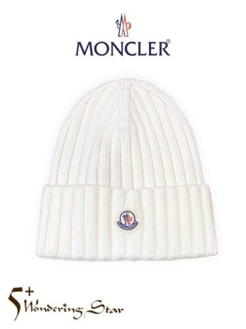 MONCLERUNISEX BERRETTO TRICOT ӡˡWHITE