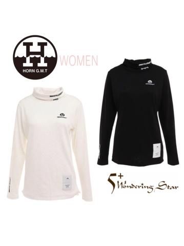 <img class='new_mark_img1' src='https://img.shop-pro.jp/img/new/icons34.gif' style='border:none;display:inline;margin:0px;padding:0px;width:auto;' />【HORN GARMENT】Dialogue Jaquard Turtle Top(WOMEN)【全2色】