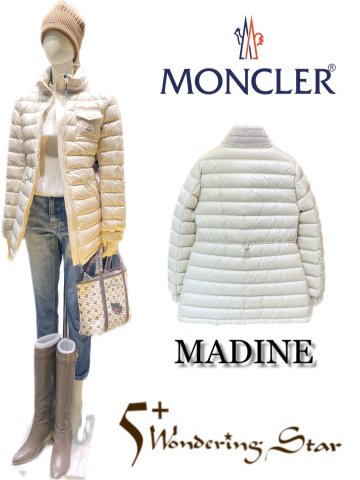 <img class='new_mark_img1' src='https://img.shop-pro.jp/img/new/icons13.gif' style='border:none;display:inline;margin:0px;padding:0px;width:auto;' />【MONCLER】WOMEN MADINE ダウンジャケット（IVORY）