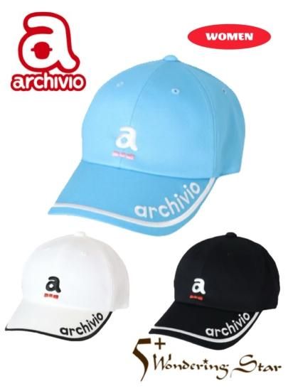 archivio 刺繍文字 ホワイトキャップ ARCHIVIO ホワイト キャップ archivio 刺繍文字 ホワイトキャップ