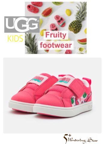 <img class='new_mark_img1' src='https://img.shop-pro.jp/img/new/icons13.gif' style='border:none;display:inline;margin:0px;padding:0px;width:auto;' />【UGG】RENNON LOW WATERMELON STUFFIE(トドラー)【スイカ】
