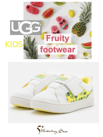 <img class='new_mark_img1' src='https://img.shop-pro.jp/img/new/icons13.gif' style='border:none;display:inline;margin:0px;padding:0px;width:auto;' />【UGG】RENNON LOW PINEAPPLE STUFFIE(トドラー)【パイナップル】