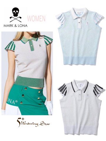 <img class='new_mark_img1' src='https://img.shop-pro.jp/img/new/icons34.gif' style='border:none;display:inline;margin:0px;padding:0px;width:auto;' />MARK&LONARomance Sparkly Knit Polo(WOMEN)3