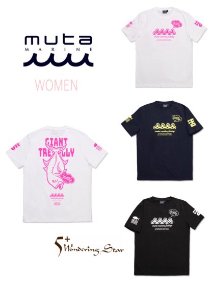 【muta MARINE】GIANT TREVALLY Tシャツ(WOMEN)【全3色】