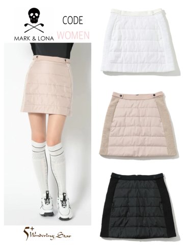 【MARK&LONA】スカート CD9-PDSK(WOMEN)【全3色】