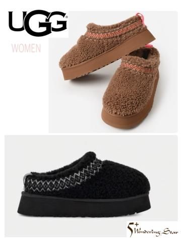 <img class='new_mark_img1' src='https://img.shop-pro.jp/img/new/icons13.gif' style='border:none;display:inline;margin:0px;padding:0px;width:auto;' />【UGG】スリッポン Tazz UGG Braid(WOMEN)【全2色】