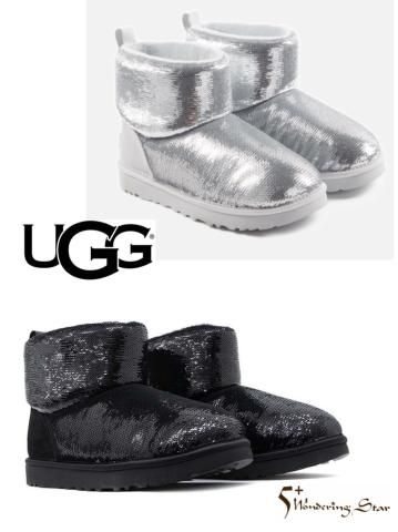 <img class='new_mark_img1' src='https://img.shop-pro.jp/img/new/icons13.gif' style='border:none;display:inline;margin:0px;padding:0px;width:auto;' />【UGG】ブーツ Classic Mini Mirror Ball(WOMEN)【全2色】