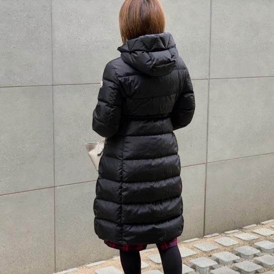 MONCLER】WOMEN AVOCETTE ロングダウンジャケット（BLACK 