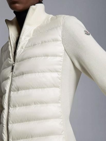 モンクレール★ハイブリッドダウンカーディガン★ホワイト★国内正規品★XS MONCLER】WOMEN CARDIGAN カーディガン（全2色）|モンクレールの