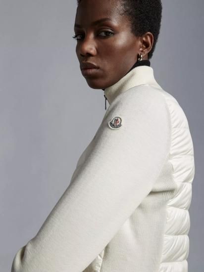 モンクレール★ハイブリッドダウンカーディガン★ホワイト★国内正規品★XS MONCLER】WOMEN CARDIGAN カーディガン（全2色）|モンクレールの