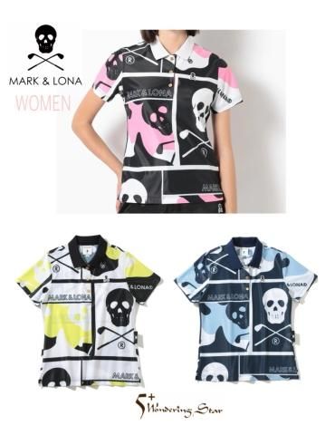 MARK&LONAۥݥ Cray Mesh Polo(WOMEN)3