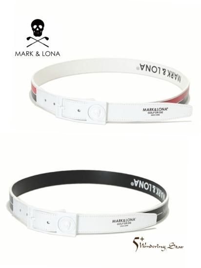 MARK&LONA ホワイトゴルフベルト MARK & LONA ベルト Belt | GOLF