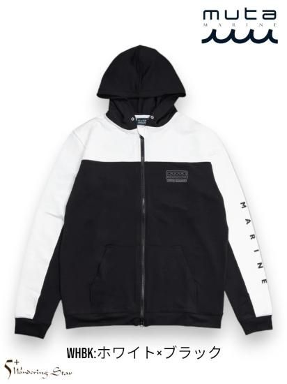 muta MARINE】UNISEX バイカラーラッシュパーカー | 水陸両用の