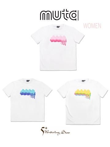 【muta MARINE】MELT WAVE Tシャツ(WOMEN)【全3色】