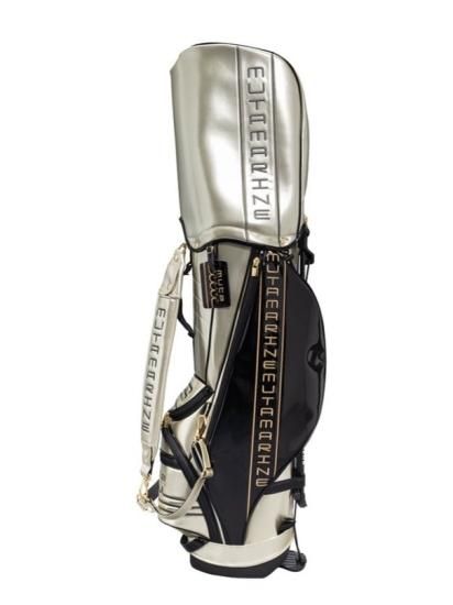 muta MARINE GOLF】エナメルスタンドキャディバッグ【ゴールド】 muta MARINE GOLF】エナメルスタンドキャディバッグ【ゴールド】