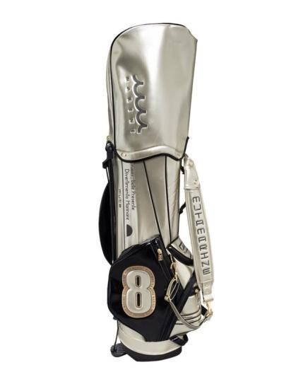 muta MARINE GOLF】エナメルスタンドキャディバッグ【ゴールド】 muta MARINE GOLF】エナメルスタンドキャディバッグ【ゴールド】