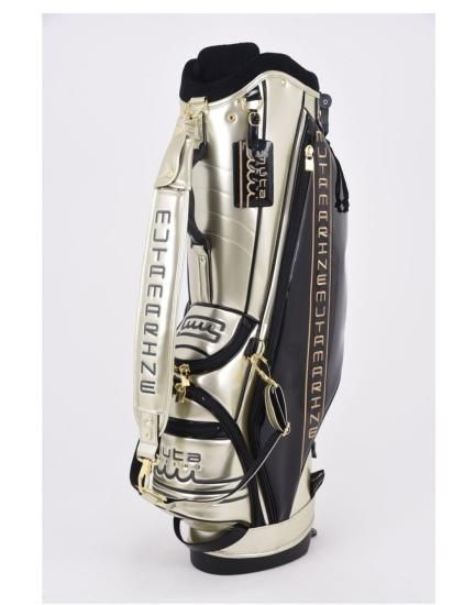 muta MARINE GOLF】エナメルスタンドキャディバッグ【ゴールド】 muta MARINE GOLF】エナメルスタンドキャディバッグ【ゴールド】
