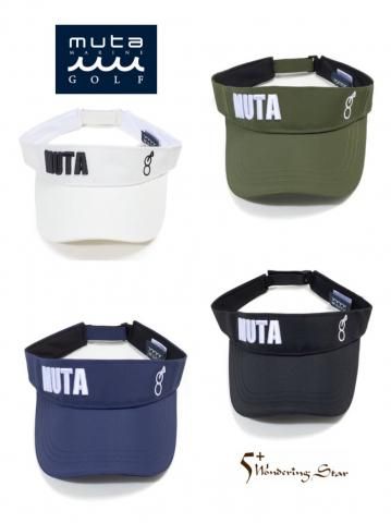 【muta MARINE GOLF】3Dエンブロイダリーバイザー(MEN&WOMEN)【全4色】