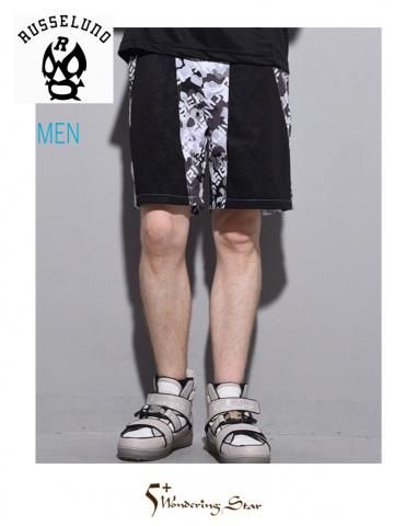 <img class='new_mark_img1' src='https://img.shop-pro.jp/img/new/icons16.gif' style='border:none;display:inline;margin:0px;padding:0px;width:auto;' />Russelunoۥ硼ȥѥ MESH POCKET SHORTSLOGO CAMO(MEN)BLACK