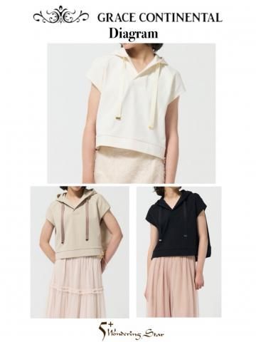 <img class='new_mark_img1' src='https://img.shop-pro.jp/img/new/icons16.gif' style='border:none;display:inline;margin:0px;padding:0px;width:auto;' />【GRACE CONTINENTAL】クロップドジャージトップ(WOMEN)【全3色】