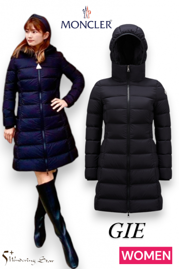 MONCLER GIE ロングダウンジャケット | BLACK - 5ワンダ MONCLER GIE ロングダウンジャケット | BLACK - 5ワンダ