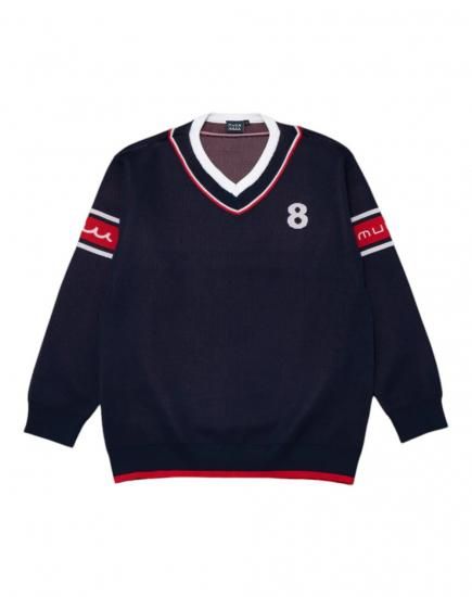 ムータ　Vネック ニット muta MARINE Vネックニット | UNISEXプルオーバー - 5ワンダ