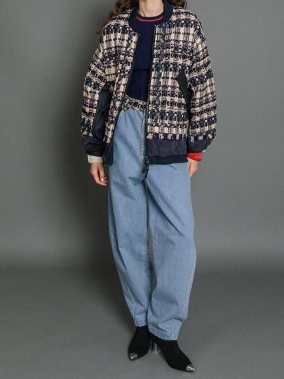 AULA AILA】ツイードブルゾン TWEED BLOUSON(WOMEN)【全2色】