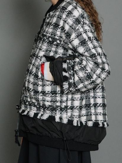 AULA AILA】ツイードブルゾン TWEED BLOUSON(WOMEN)【全2色】