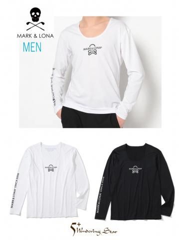 【MARK&LONA】Uネックロングスリーブシャツ Prime Cool Sensor Layer(MEN)【全2色】