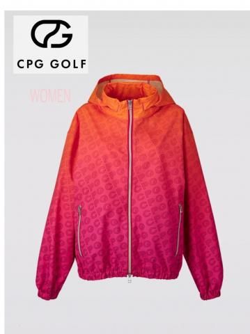 【CPG GOLF】ブルゾン DIP-DYE BLOUSON(WOMEN)【ORANGE】