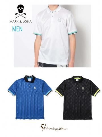 【MARK&LONA】ポロシャツ Ever Monogram Embossed Polo(MEN)【全3色】