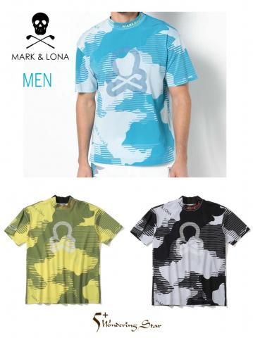 MARK&LONAۥåͥåT Flow Camo Mock Neck Tee(MEN)3