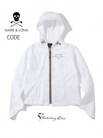 <img class='new_mark_img1' src='https://img.shop-pro.jp/img/new/icons13.gif' style='border:none;display:inline;margin:0px;padding:0px;width:auto;' />【MARK&LONA】フーデットジャケット CD12-SGHJ(WOMEN)【WHITE】