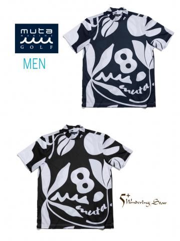 <img class='new_mark_img1' src='https://img.shop-pro.jp/img/new/icons13.gif' style='border:none;display:inline;margin:0px;padding:0px;width:auto;' />【muta MARINE GOLF】フローラルモックネックシャツ(MEN)【全2色】