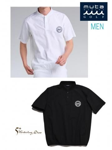 <img class='new_mark_img1' src='https://img.shop-pro.jp/img/new/icons13.gif' style='border:none;display:inline;margin:0px;padding:0px;width:auto;' />【muta MARINE GOLF】ベースボールカラーシャツ(MEN)【全2色】