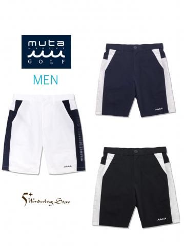 <img class='new_mark_img1' src='https://img.shop-pro.jp/img/new/icons13.gif' style='border:none;display:inline;margin:0px;padding:0px;width:auto;' />【muta MARINE GOLF】バイカラーパンチングショートパンツ(MEN)【全3色】