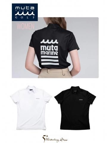 <img class='new_mark_img1' src='https://img.shop-pro.jp/img/new/icons13.gif' style='border:none;display:inline;margin:0px;padding:0px;width:auto;' />【muta MARINE GOLF】モックネックシャツ(WOMEN)【全2色】