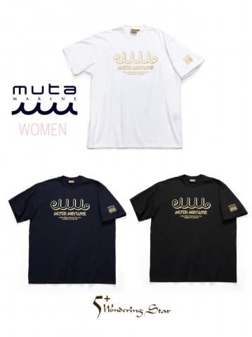 <img class='new_mark_img1' src='https://img.shop-pro.jp/img/new/icons13.gif' style='border:none;display:inline;margin:0px;padding:0px;width:auto;' />【muta MARINE】ANCIENT WAVE Tシャツ(WOMEN)【全3色】
