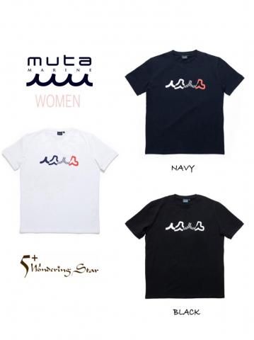 <img class='new_mark_img1' src='https://img.shop-pro.jp/img/new/icons13.gif' style='border:none;display:inline;margin:0px;padding:0px;width:auto;' />【muta MARINE】METER WAVE Tシャツ(WOMEN)【全3色】