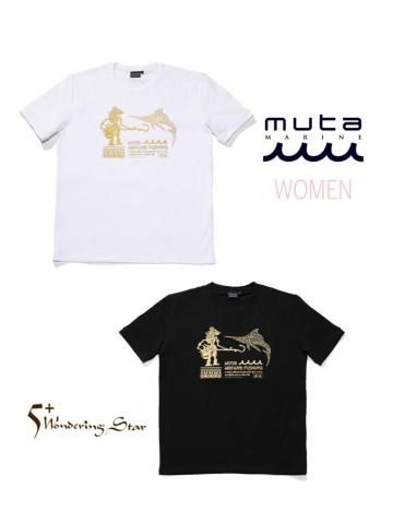 <img class='new_mark_img1' src='https://img.shop-pro.jp/img/new/icons13.gif' style='border:none;display:inline;margin:0px;padding:0px;width:auto;' />【muta MARINE】MARINE MYTH Tシャツ(WOMEN)【全2色】