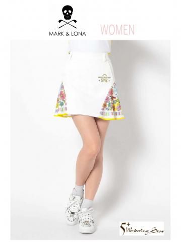 <img class='new_mark_img1' src='https://img.shop-pro.jp/img/new/icons13.gif' style='border:none;display:inline;margin:0px;padding:0px;width:auto;' />【MARK&LONA】スカート Valentina Flair Skirt(WOMEN)【WHITE】