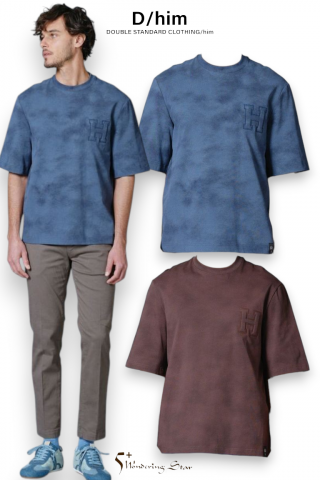 <img class='new_mark_img1' src='https://img.shop-pro.jp/img/new/icons14.gif' style='border:none;display:inline;margin:0px;padding:0px;width:auto;' />【D/him】 H3DロゴスモークプリントTシャツ(全2色)
