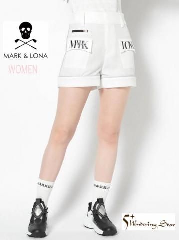 <img class='new_mark_img1' src='https://img.shop-pro.jp/img/new/icons13.gif' style='border:none;display:inline;margin:0px;padding:0px;width:auto;' />【MARK&LONA】ショートパンツ CD12-PDSP(WOMEN)【WHITE】