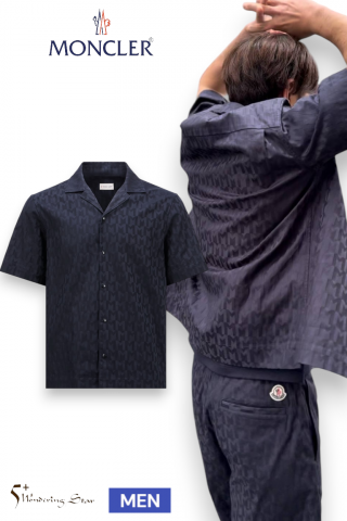 <img class='new_mark_img1' src='https://img.shop-pro.jp/img/new/icons14.gif' style='border:none;display:inline;margin:0px;padding:0px;width:auto;' />【MONCLER】MEN シャツ(DARK BLUE)